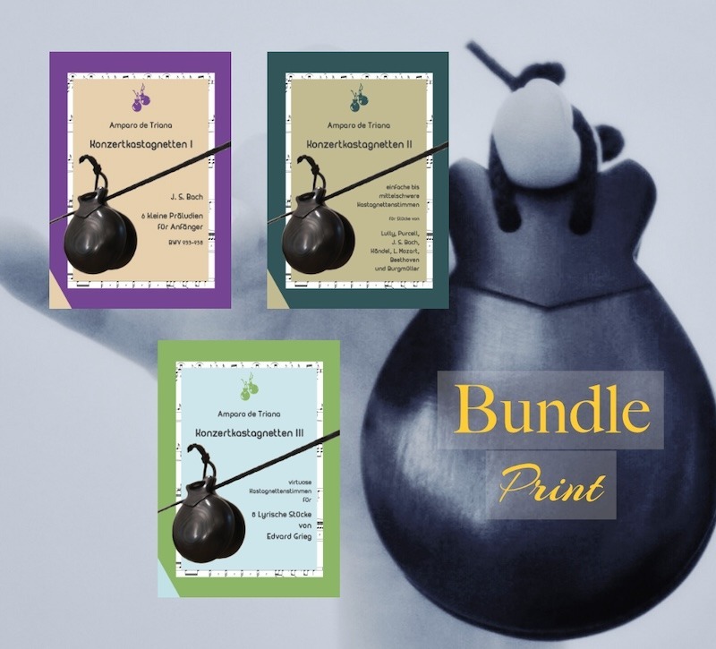 Bundle: Konzert-Kastagnetten I - III PRINT