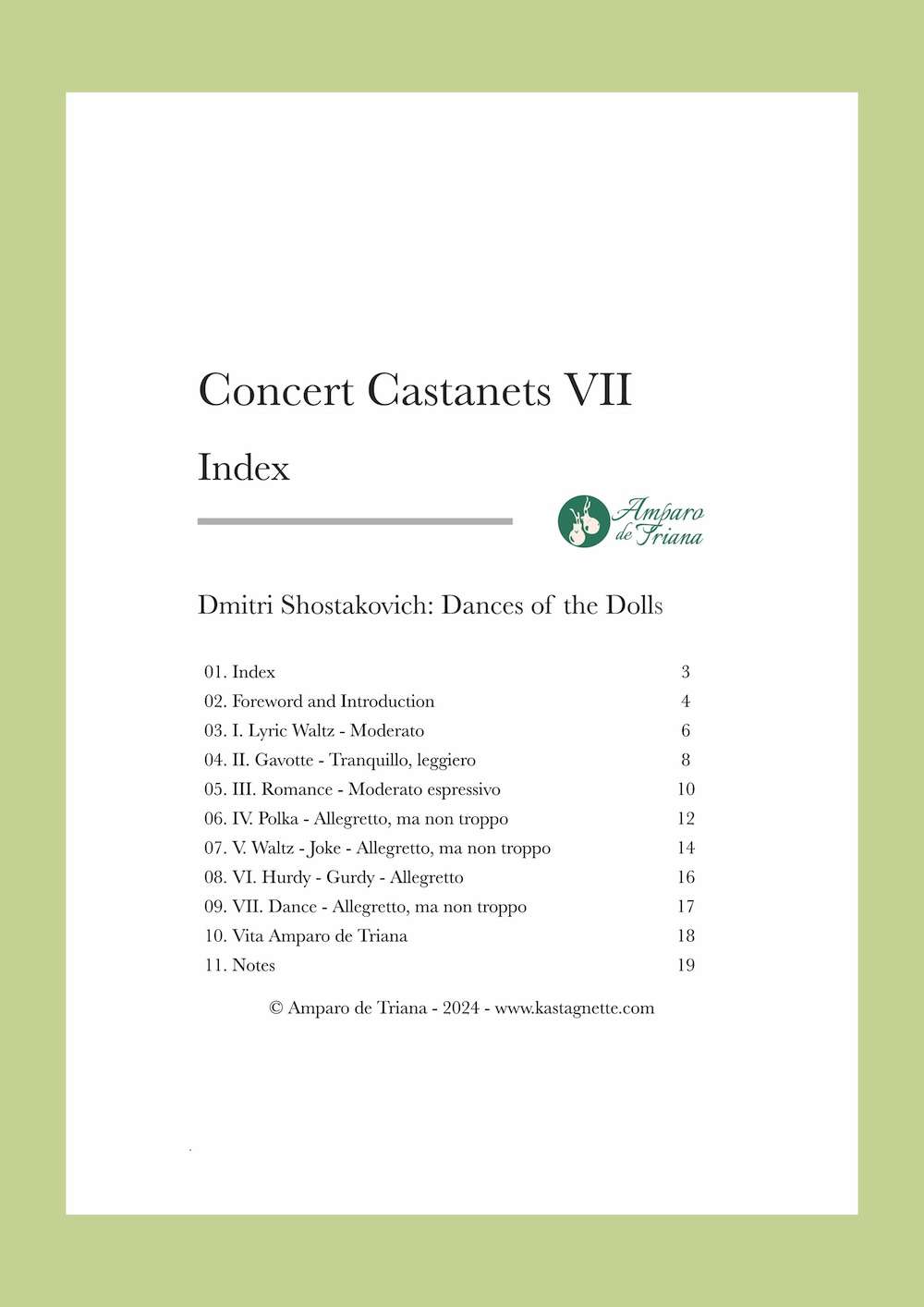 Concert Castanets VII – Bild 2